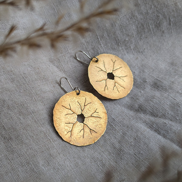 Surface Cracks Earrings