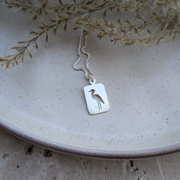 Great Blue Heron Necklace