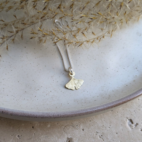 Ginkgo Leaf Necklace