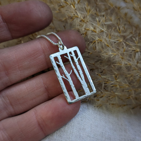 Birch Trees Necklace