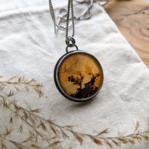 Dendritic Agate 'Tree' Necklace