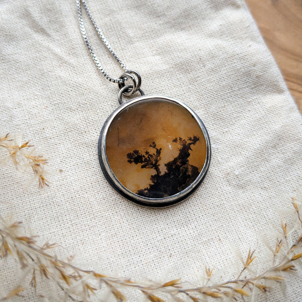 Dendritic Agate 'Tree' Necklace
