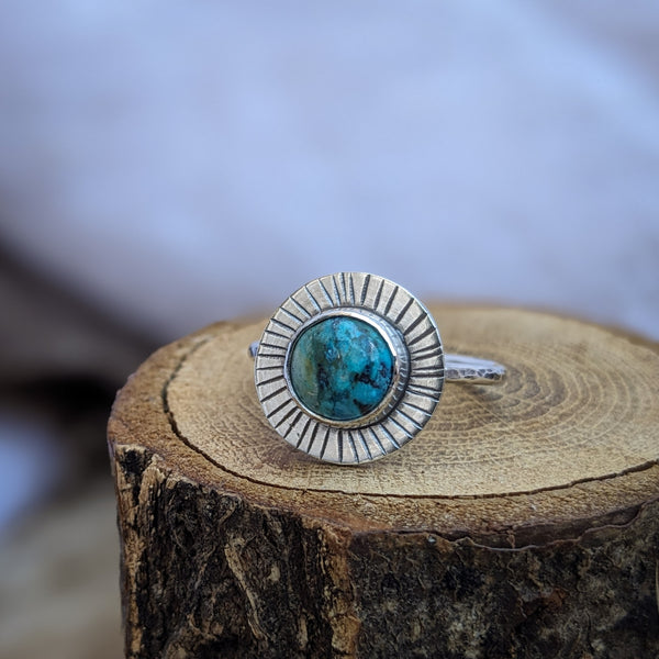 Chrysocolla Ring, size 8