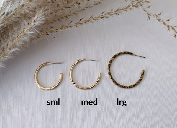Brass Hoops