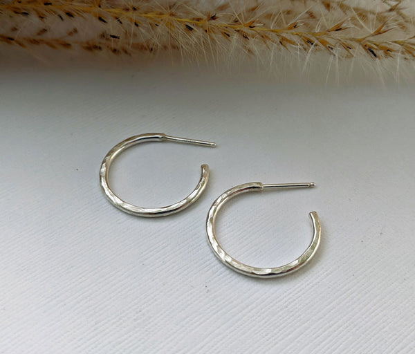 Silver Hoops