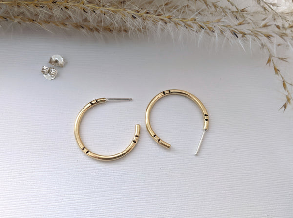 Brass Hoops