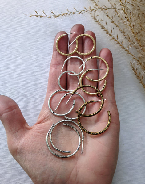 Brass Hoops