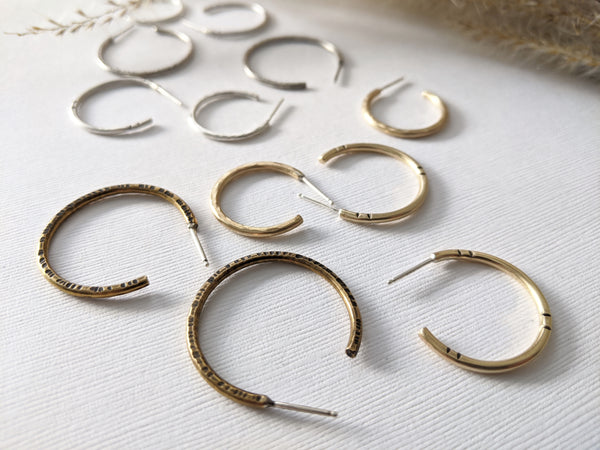 Brass Hoops