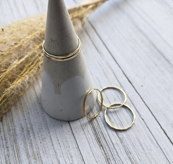 Gold Stacking Rings