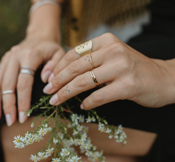 Gold Stacking Rings