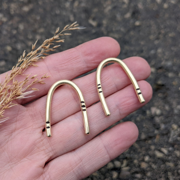 Arc Studs - Relic Collection Earrings