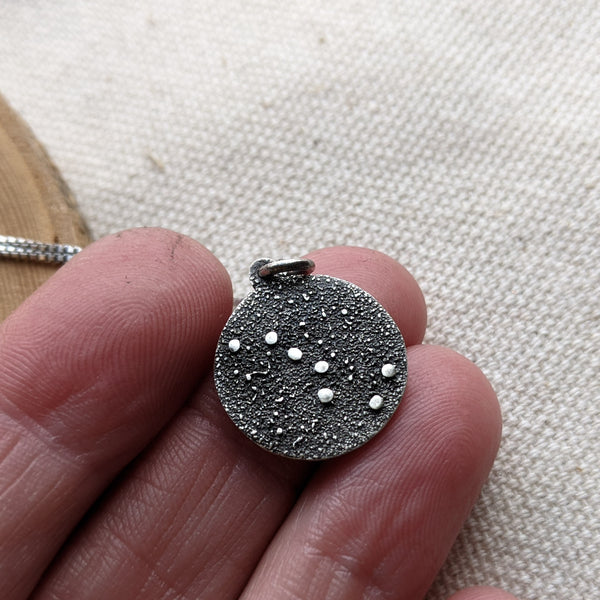 Big Dipper Constellation Pendant - silver