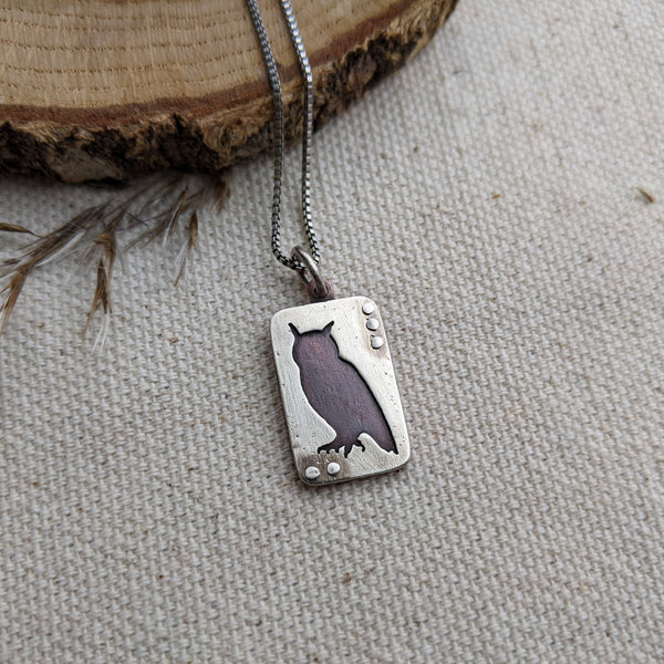 Great Horned Owl Necklace