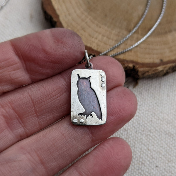 Great Horned Owl Necklace