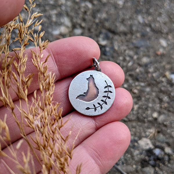 Fox and Fern Necklace