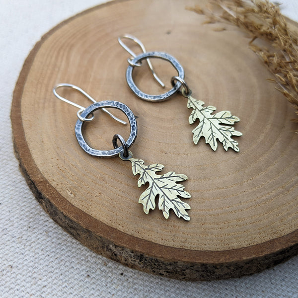 Oak Leaf earrings