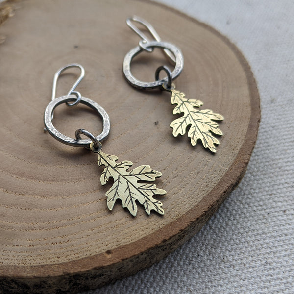 Oak Leaf earrings