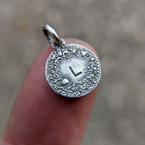 Silver Initial Pendant