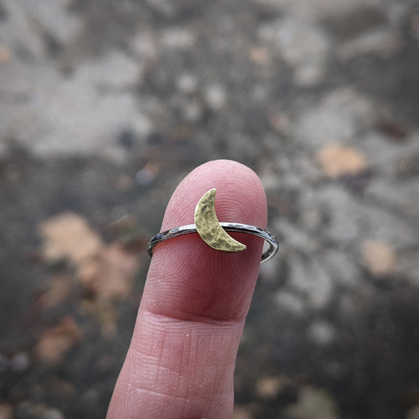 Crescent Moon Ring