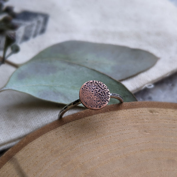 Gradient Copper Ring