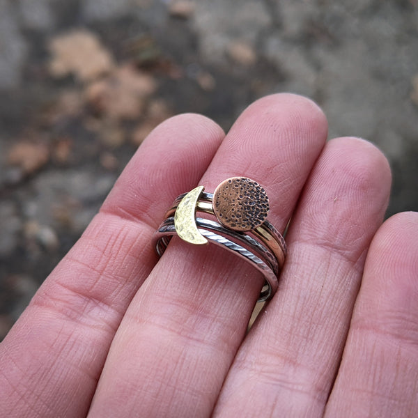 Gradient Copper Ring