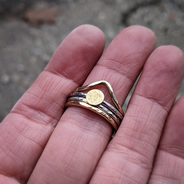 Brass Circle Ring