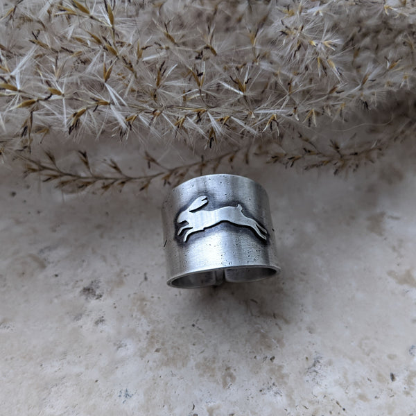Silver Rabbit Ring