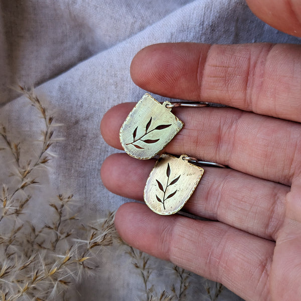 Eucalyptus Leaves Earrings