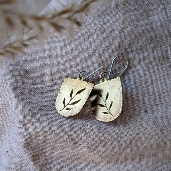 Eucalyptus Leaves Earrings