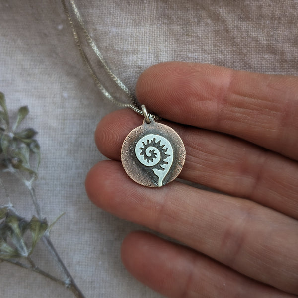 Fiddlehead Necklace