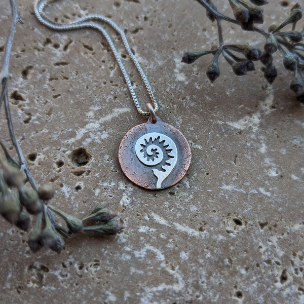 Fiddlehead Necklace