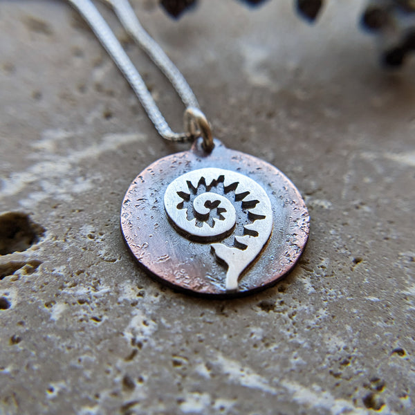 Fiddlehead Necklace