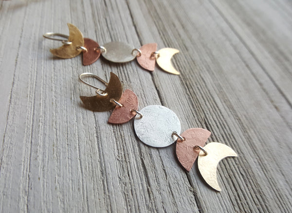 Moon Phase Earrings II