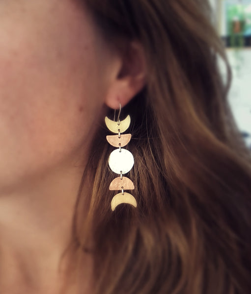 Moon Phase Earrings II