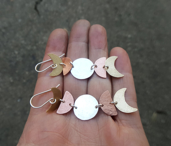 Moon Phase Earrings II