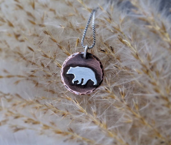 Bear Charm - small bear pendant