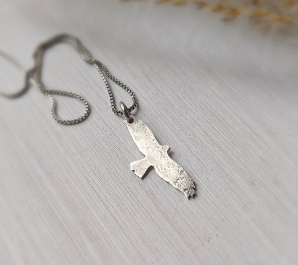 Hawk Charm Necklace
