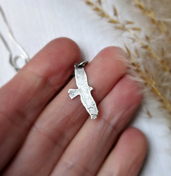 Hawk Charm Necklace