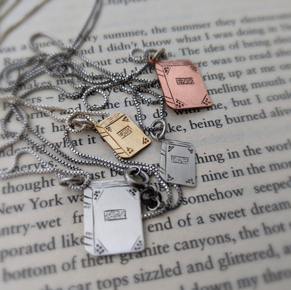 Bibliophile - Book lover necklace