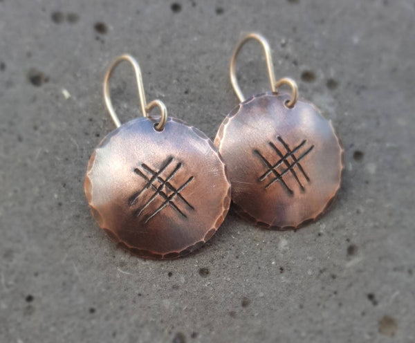 Wayward Copper Relic Earrings