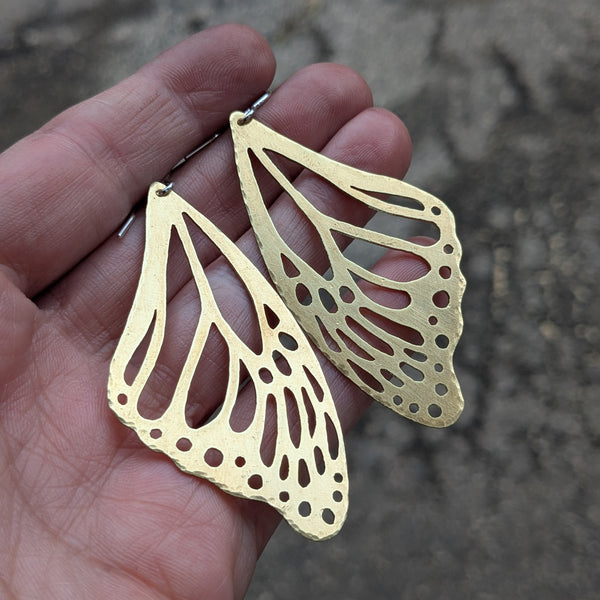 Monarch Wing Earrings