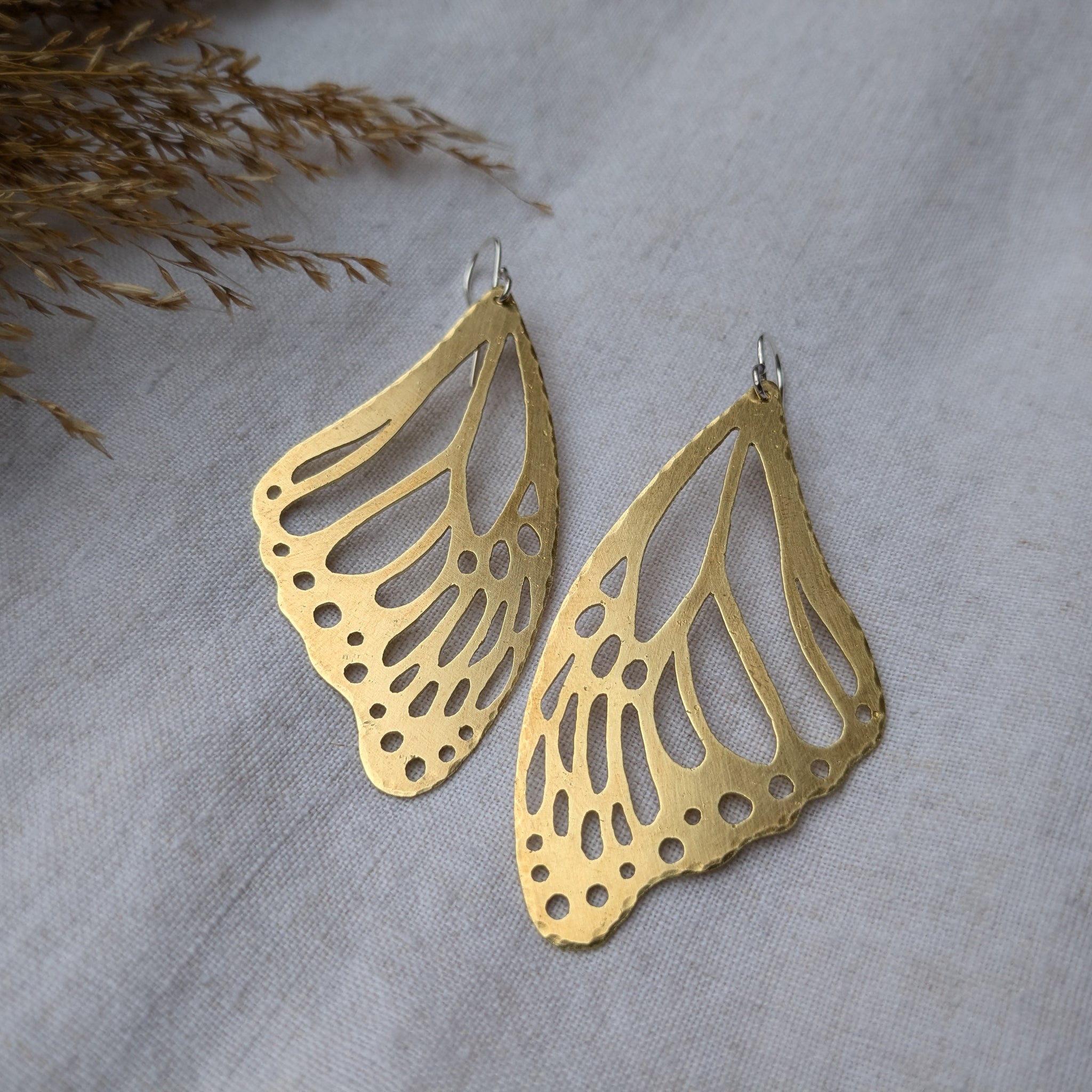 Monarch Wing Earrings