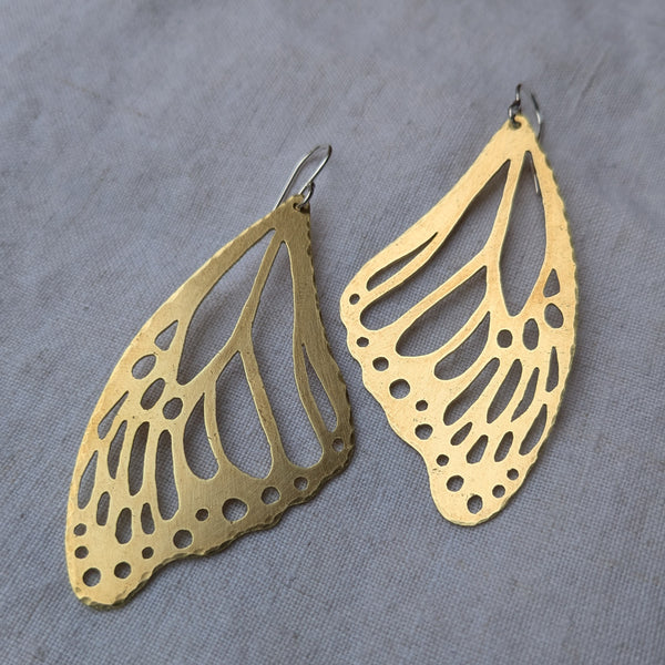 Monarch Wing Earrings