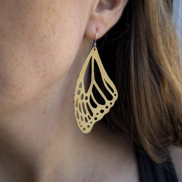 Monarch Wing Earrings