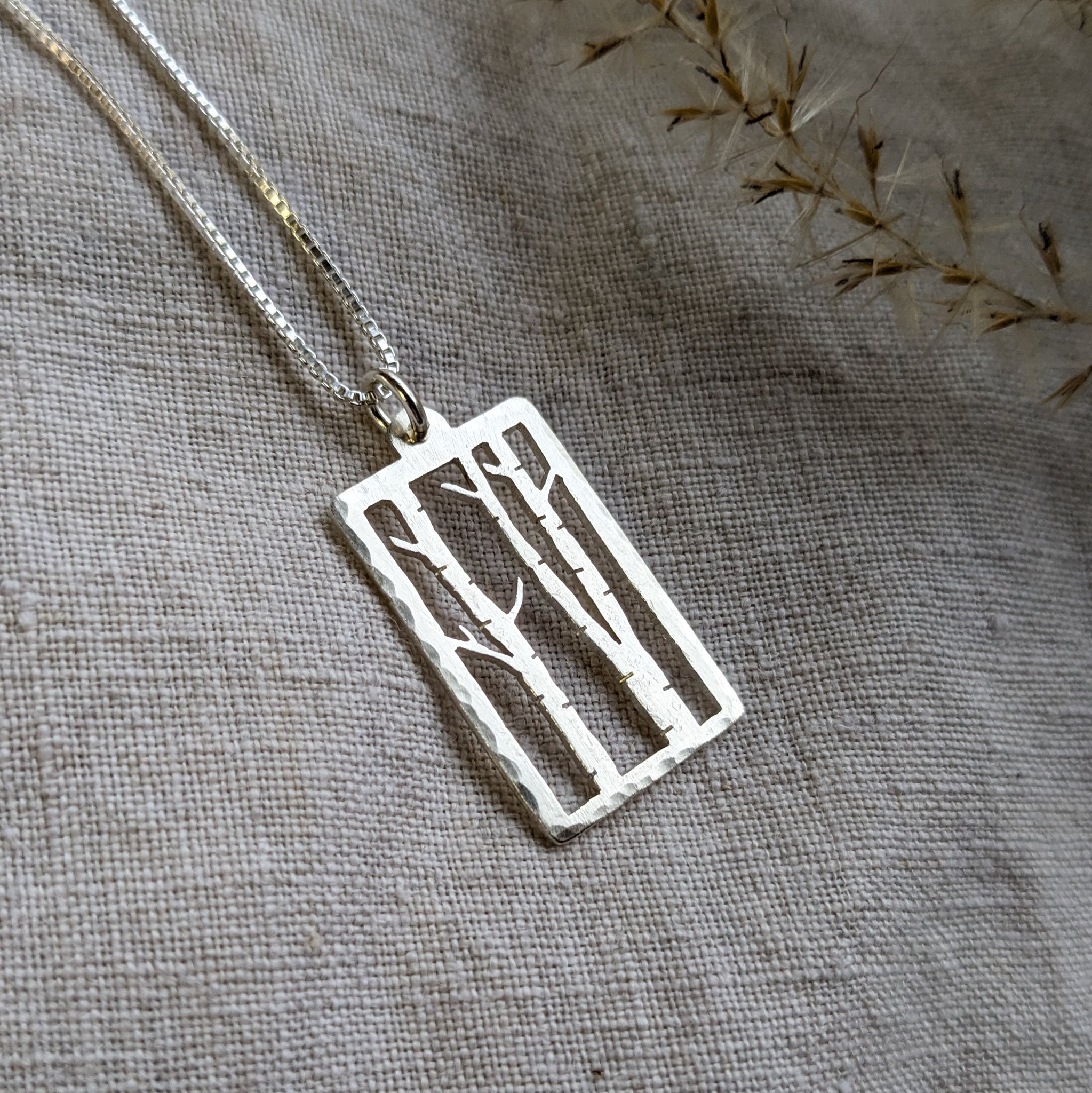 Birch Trees Necklace