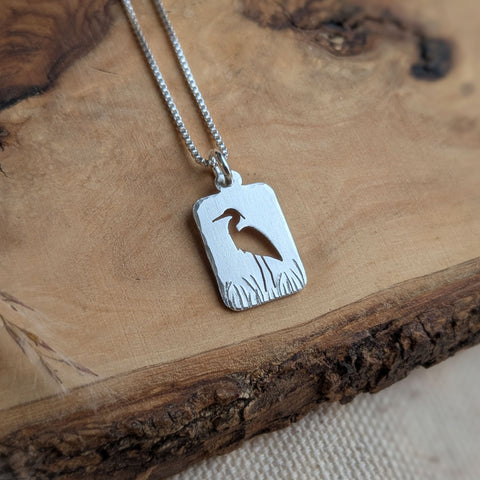 Great Blue Heron Necklace