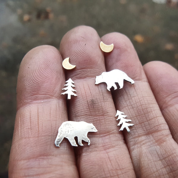 Grizzly Bear Studs