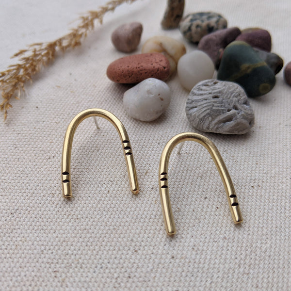 Arc Studs - Relic Collection Earrings