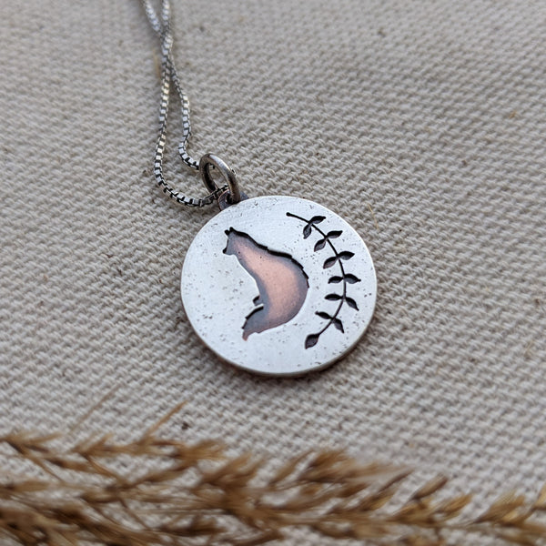 Fox and Fern Necklace
