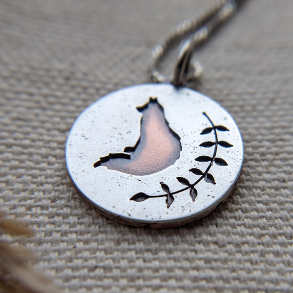 Fox and Fern Necklace
